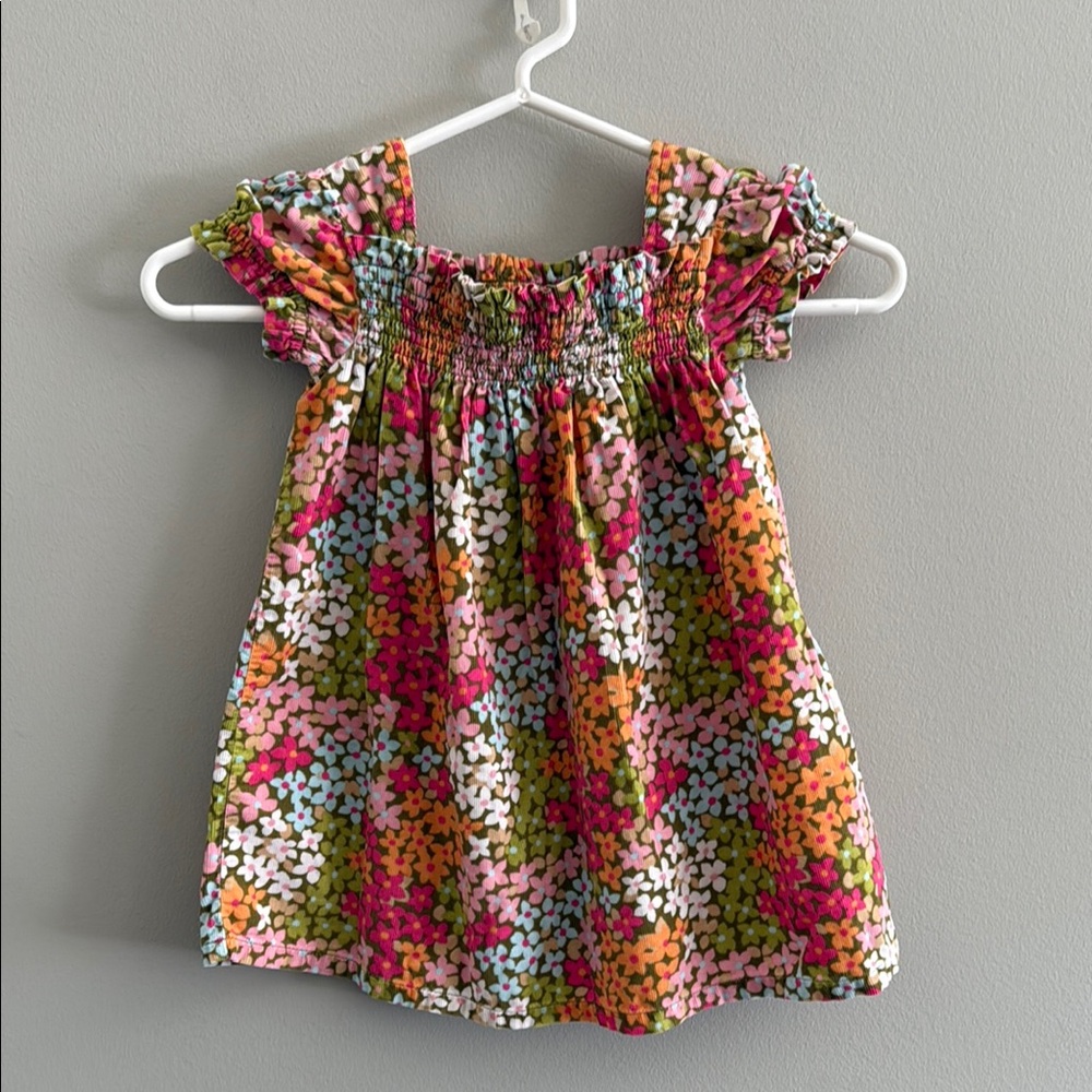 Gymboree Multicolor Floral Smocked Baby Dress
